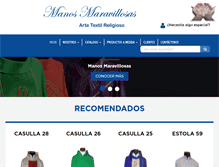 Tablet Screenshot of manosmaravillosas.com.co
